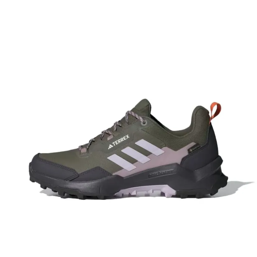 Adidas Terrex Ax4 GORE TEX Waterproof And Breathable Low Top Hiking Shoes Women's Army Green
