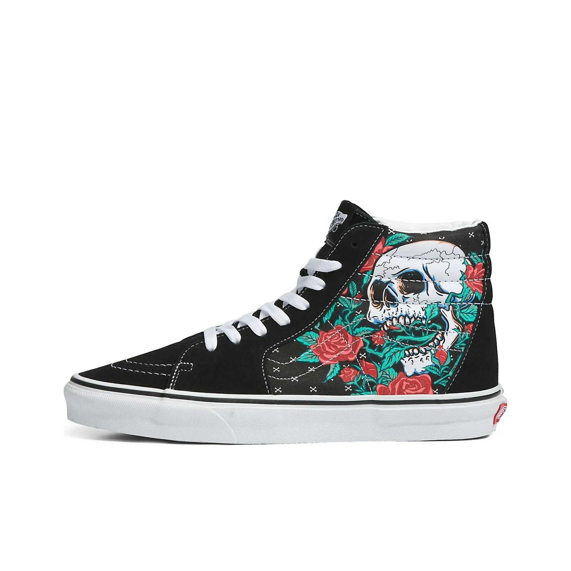 Vans Sk8 Hi 'Rose Skulls'