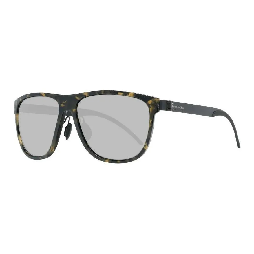 Mercedes Benz Plastic Square Sunglasses Men's Black