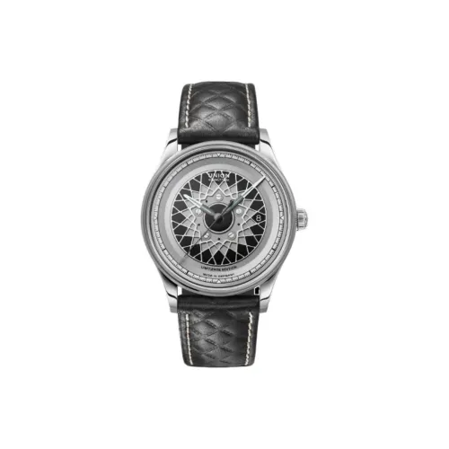 UNION GLASHUTTE/SA Автоматический Механический Движение Мужские Noramins Collection Часы 40 мм Серебряные