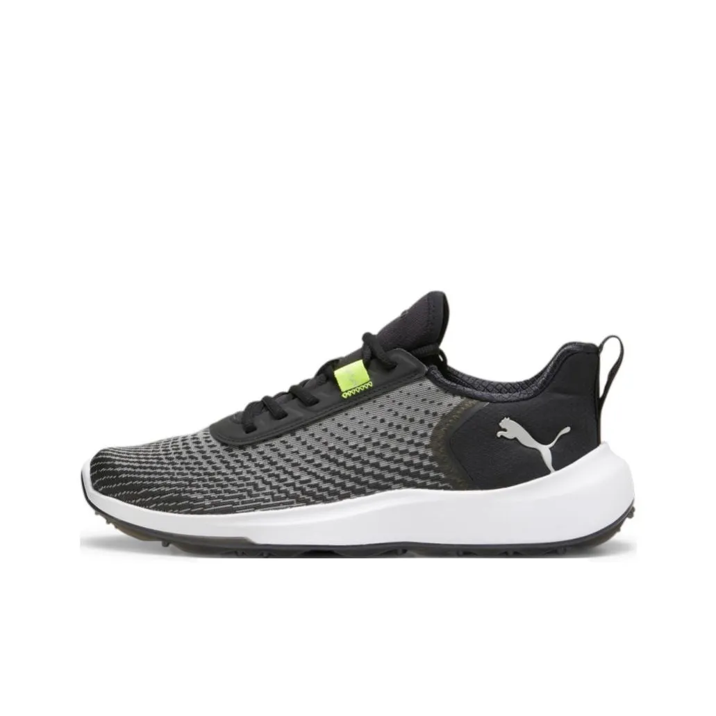 PUMA Golf Low Top Golf Shoes Men's Black Yellow