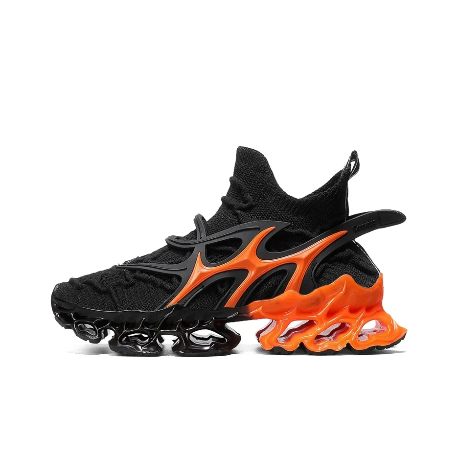 Comanier Cushioning And Breathable Mid Top Casual City Commute Sprint Long Distance Running Shoes Unisex