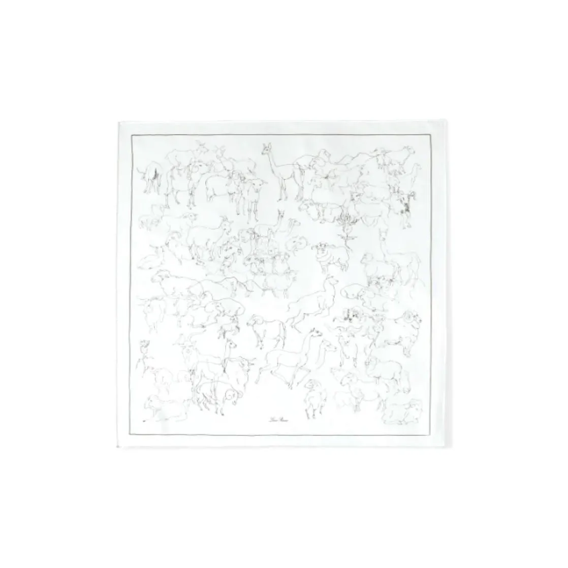 Loro Piana Mulberry Silk Scarves Women's White
