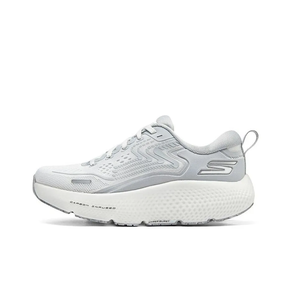 Skechers Arch Fit Durable Breathable Low Top Casual Shoes Women's Silver White