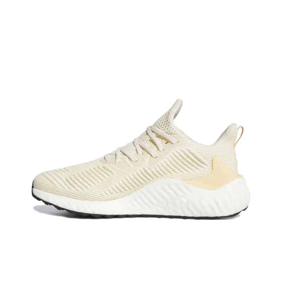 Adidas Alphaboost Running Shoes Unisex Low Top Light Orange