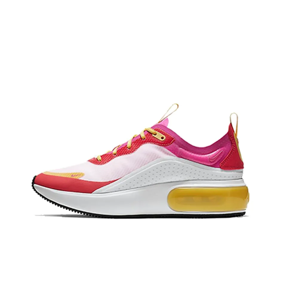 Nike Air Max DIA Амортизация Баланс Низкий Топ Air Cushion Повседневные Беговые кроссовки Женские Красный Белый