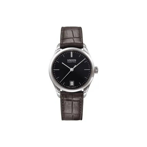 UNION GLASHUTTE/SA Автоматический Механический Движение Женские Часы 34 мм Черные