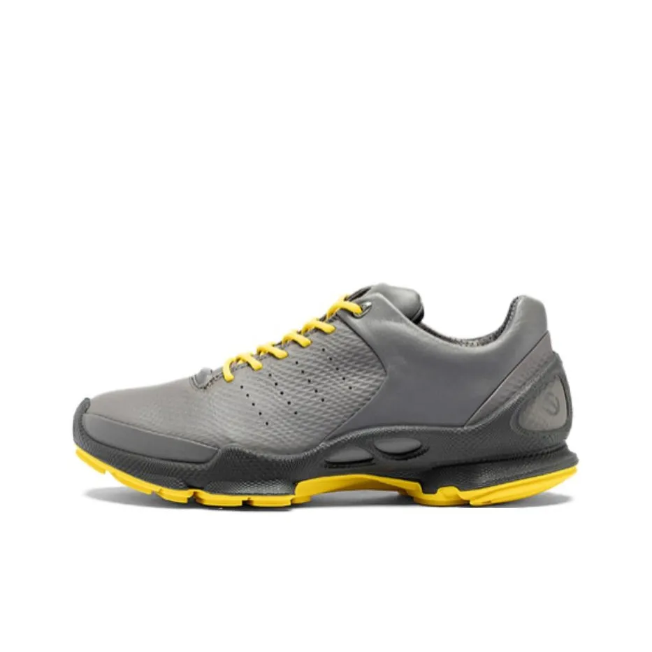 Ecco Biom C Abrasion-Resistant Low-Top Casual Running Shoes Men's Iron Gray/Gold