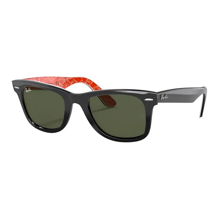 RayBan Plastic Oval Sunglasses Unisex Black