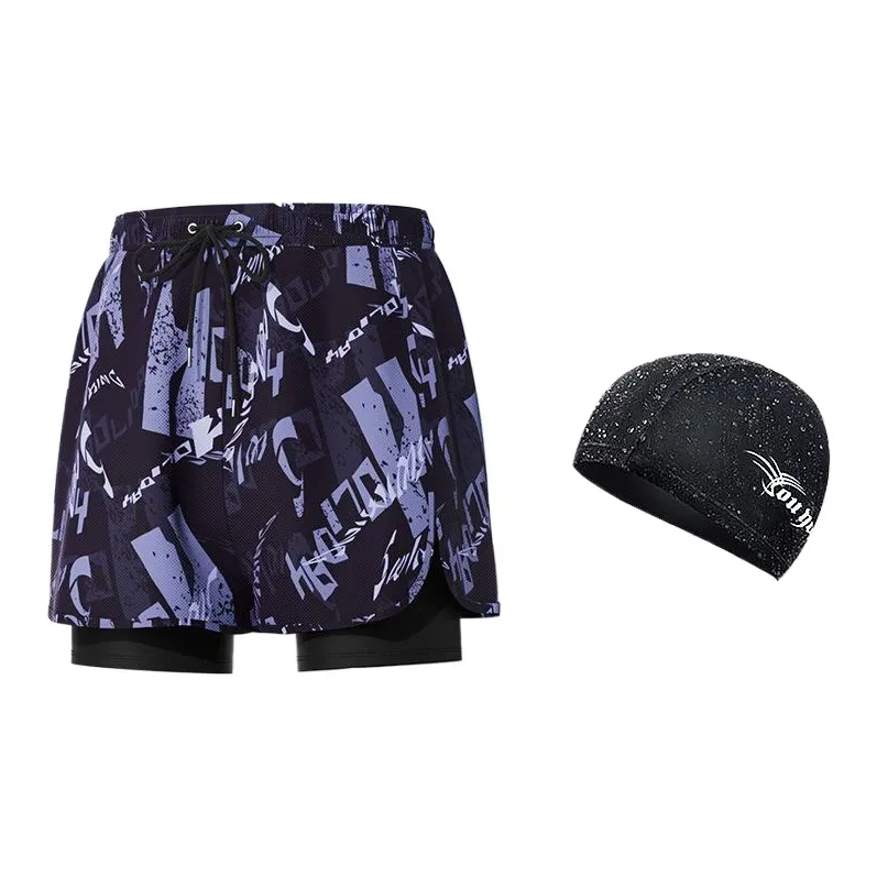 Youyou Swimming Sets Polyester, Elastane Beach, Hot Spring, Water Park Men's
