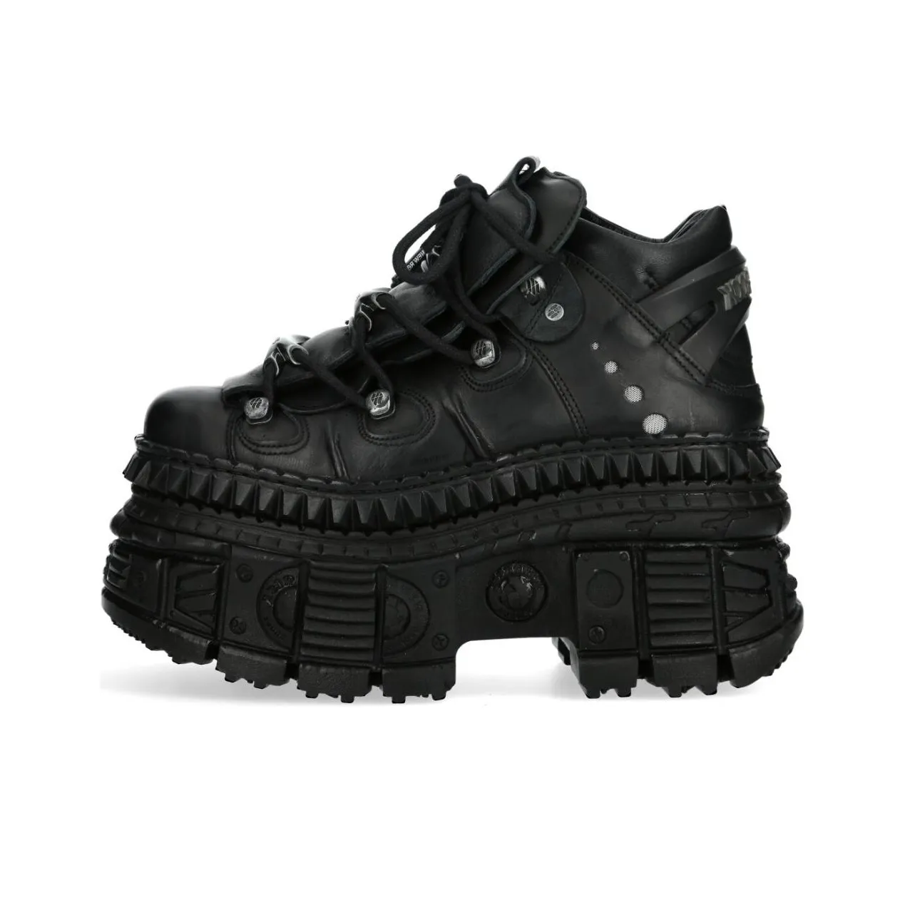 NEW ROCK Low-Top Casual Shoes Unisex Black