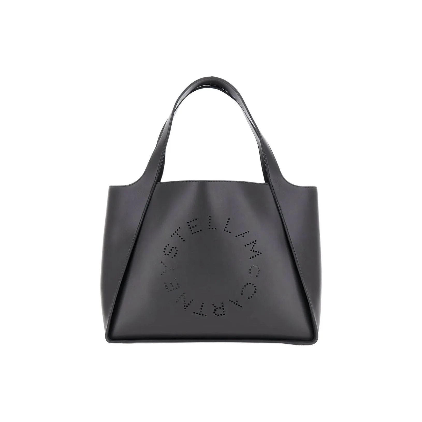 Stella McCartney Polyurethane Tote Bag, Shopping Bag, Handbag Women's Gray