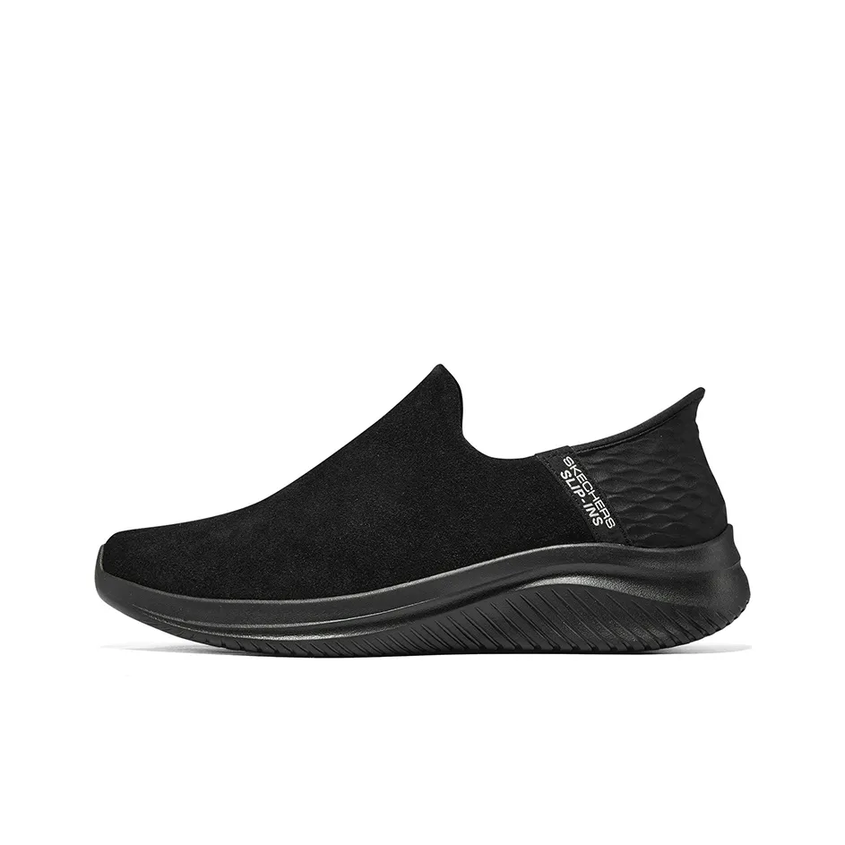 Skechers Ultra Flex 3,0 Hands Бесплатно Slip ins Низкий Топ Повседневный Мужской Черный