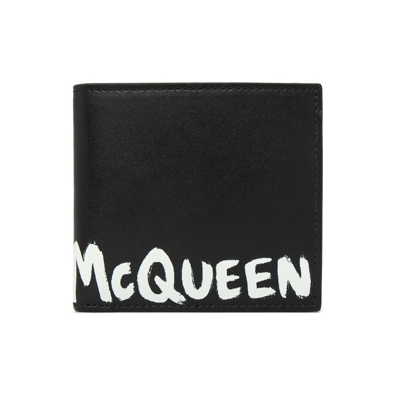 Alexander McQueen Calfskin Wallet Men's Black