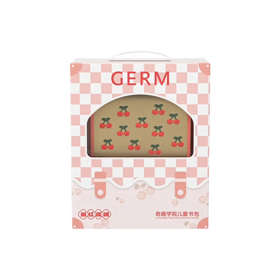 Germ Полиэстер Необычный Преппи Рюкзак для учеников начальной школы 19 Розовый Красный Синий