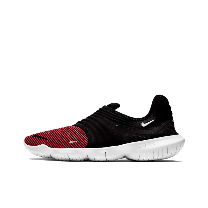 Nike Free Rn Flyknit 3.0 'Black Bright Crimson'