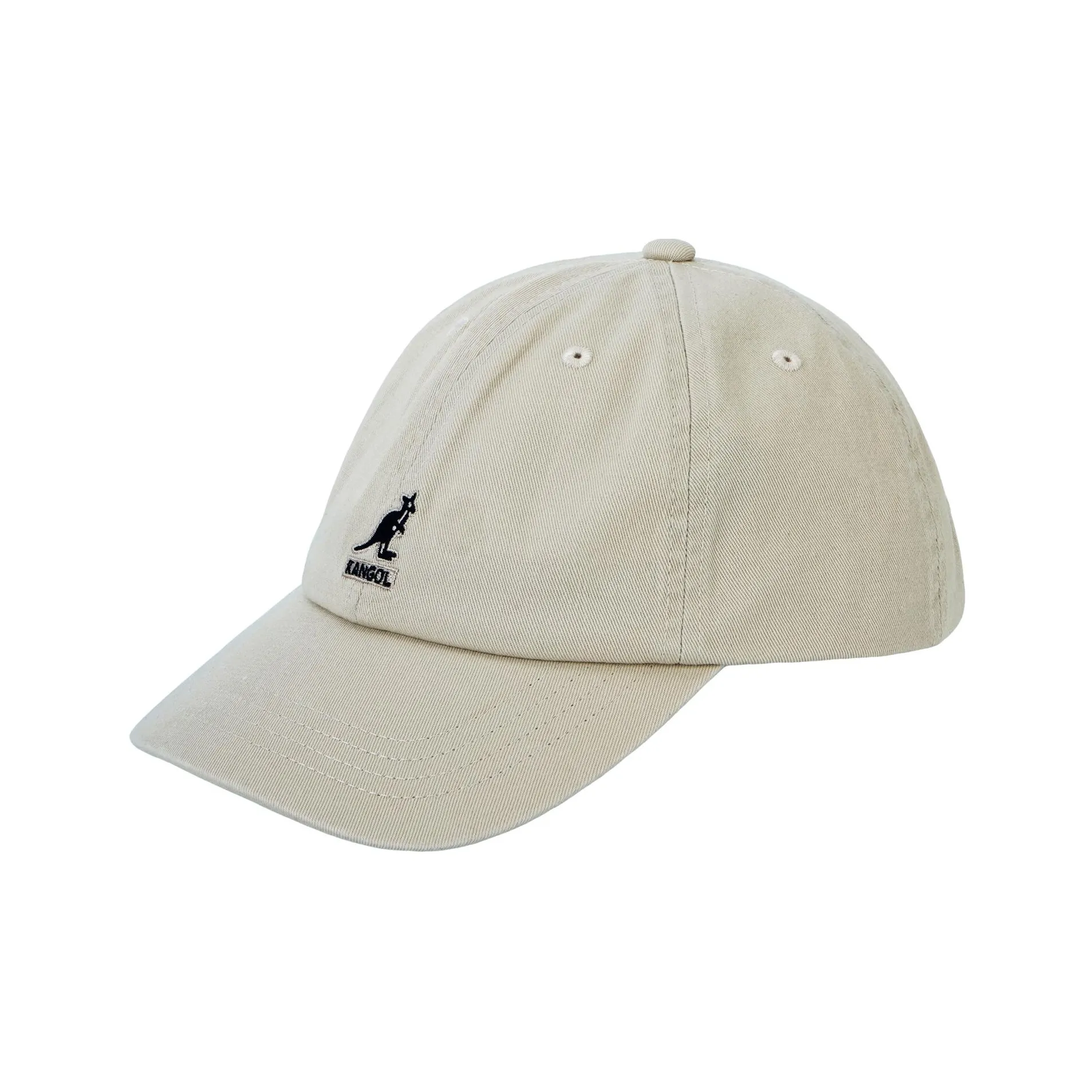 KANGOL Cotton Baseball Caps Unisex Khaki