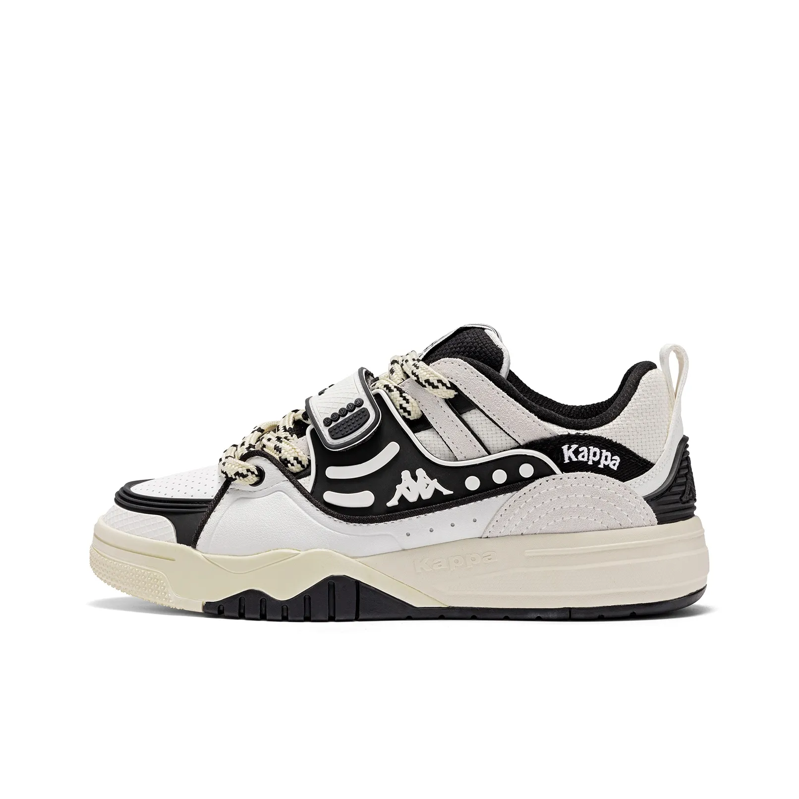 Kappa Slip Resistant Lightweight Height Increasing Low Top Skateboard Shoes Unisex