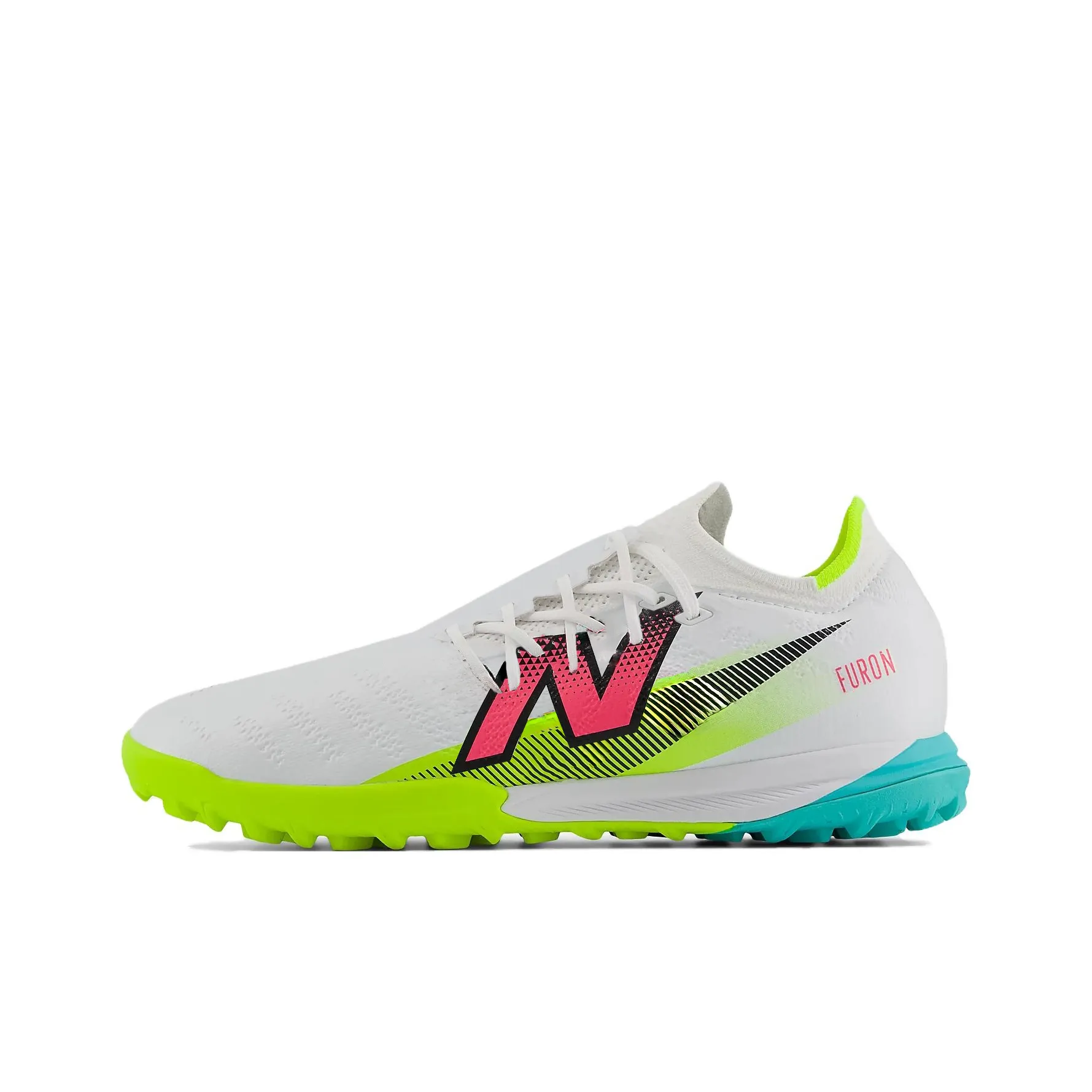 New Balance совместный бренд TF Шипы Амортизация Износостойкие Футбольные бутсы Мужские Белый Красный Зеленый