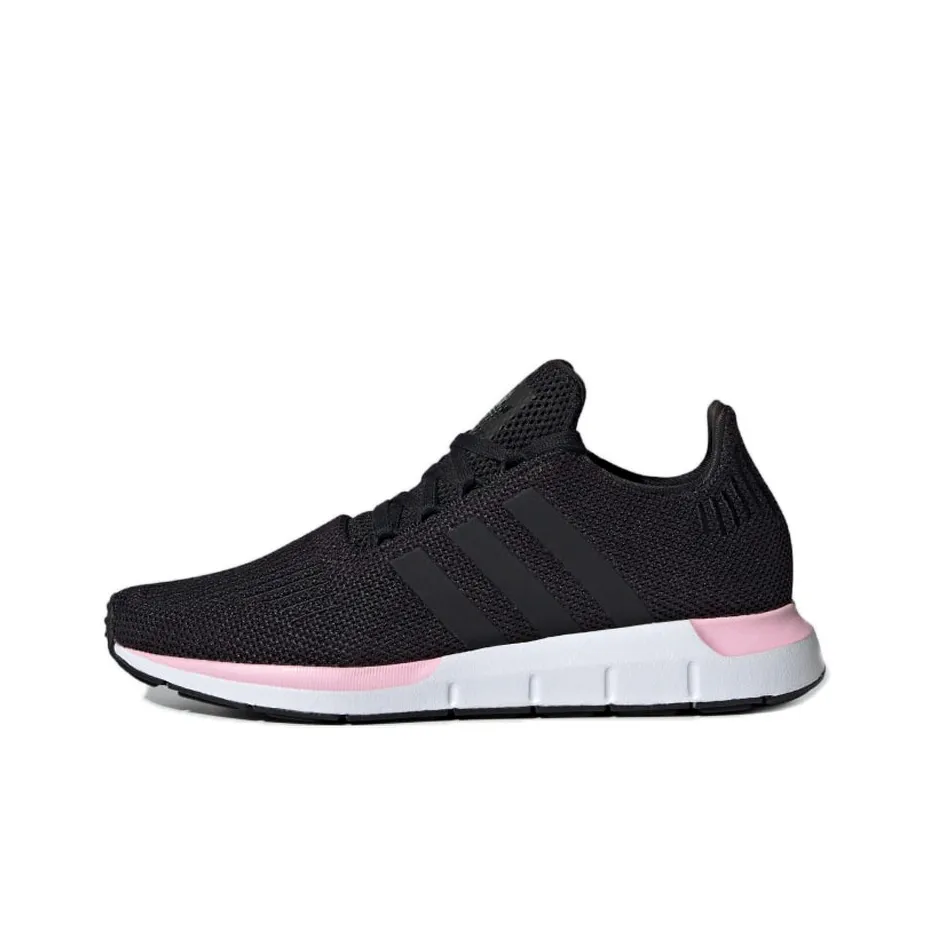 Adidas Originals Swift Run Амортизирующие Slip-resistant Низкий Топ Марафон Беговые кроссовки Мужской Черный