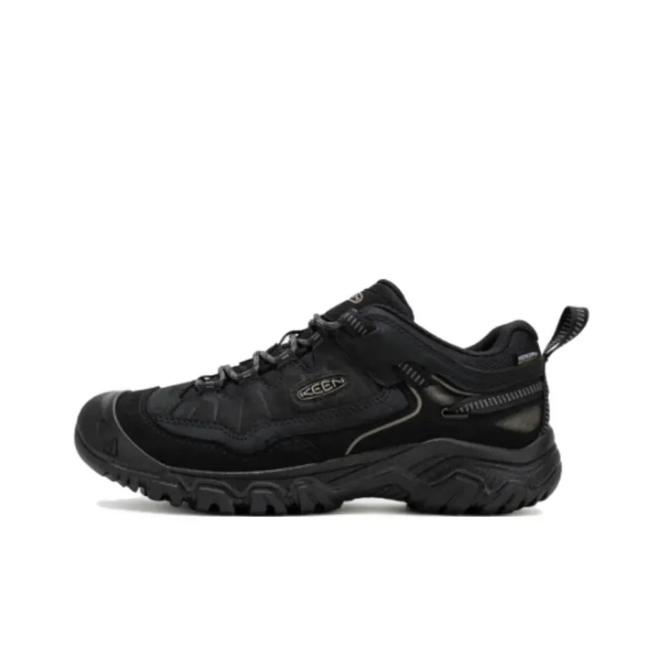 KEEN Targhee Anti Slip Wear Resistant Low Top Outdoor Shoes Men's Black