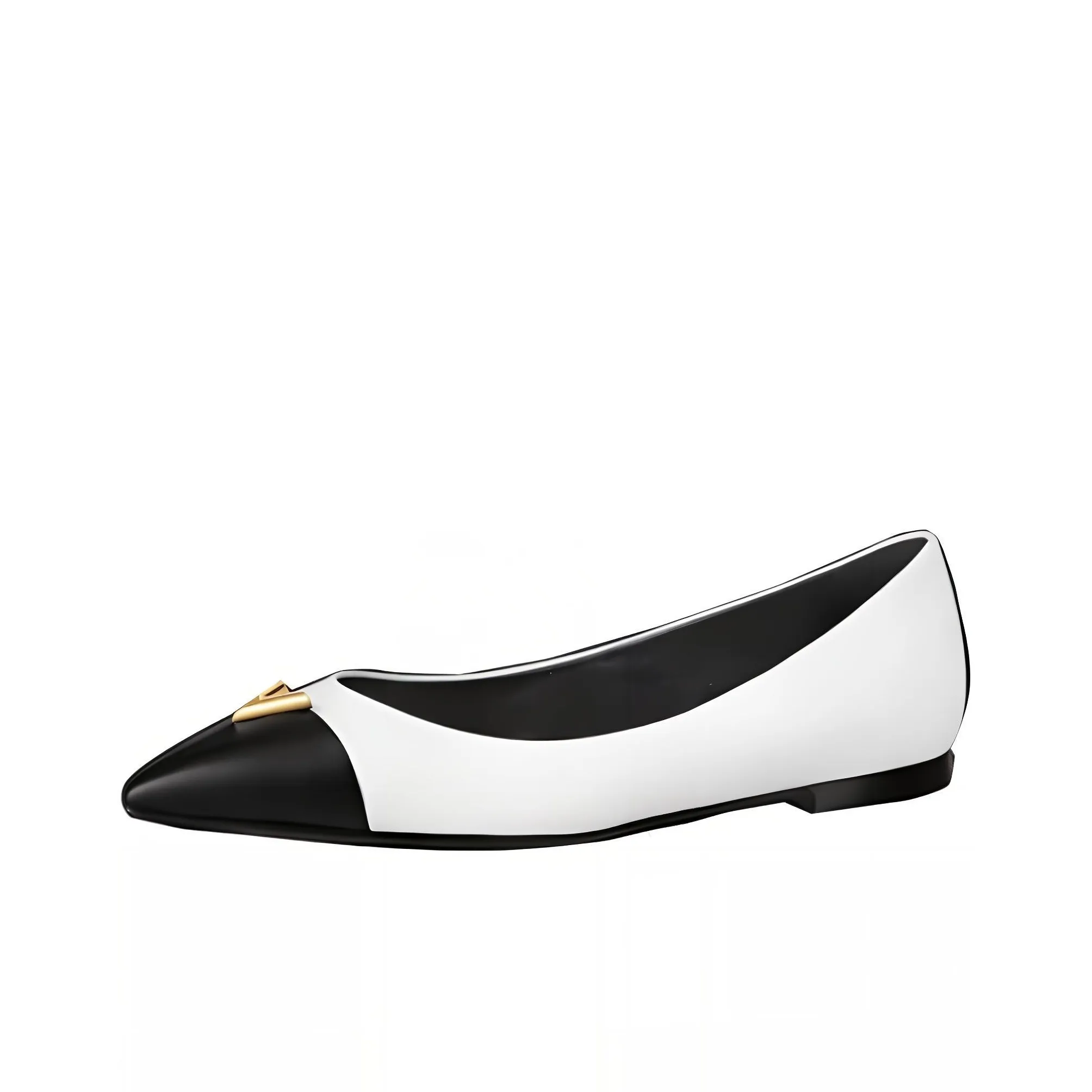 LOUIS VUITTON Heartbreaker Flat Ballerina Shoes 'White' Women's