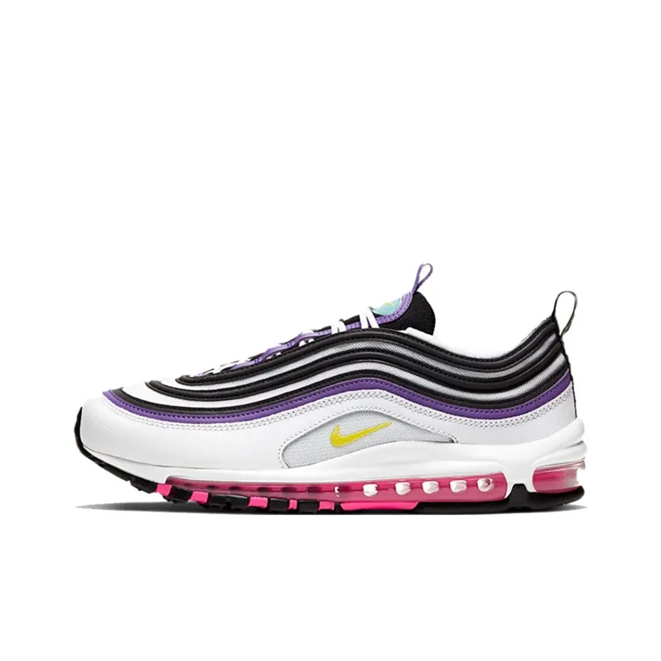 Nike Air Max 97 Low Топ Повседневные Беговые Кроссовки Унисекс Фиолетовый Розовый