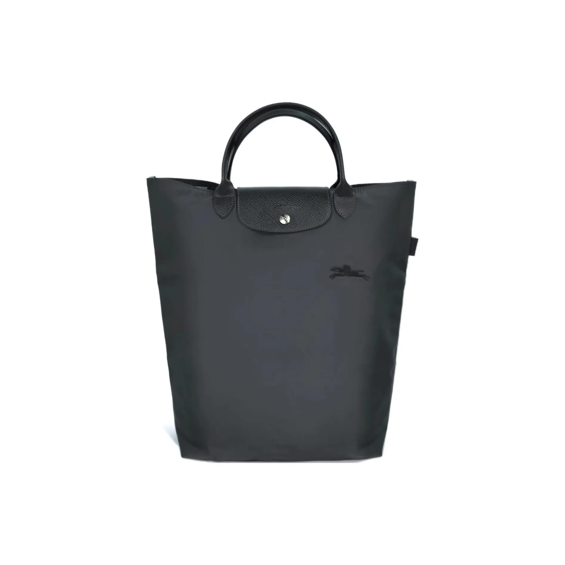 LONGCHAMP Le Pliage Холщовая сумка средний размер женская графитовый серый