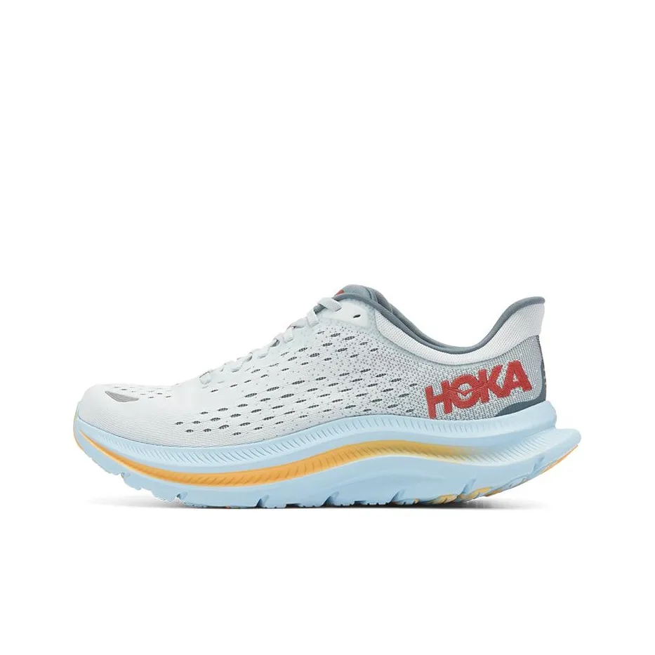 HOKA ONE ONE Kawana Running Shoes Men Low Top Frost Stream Blue