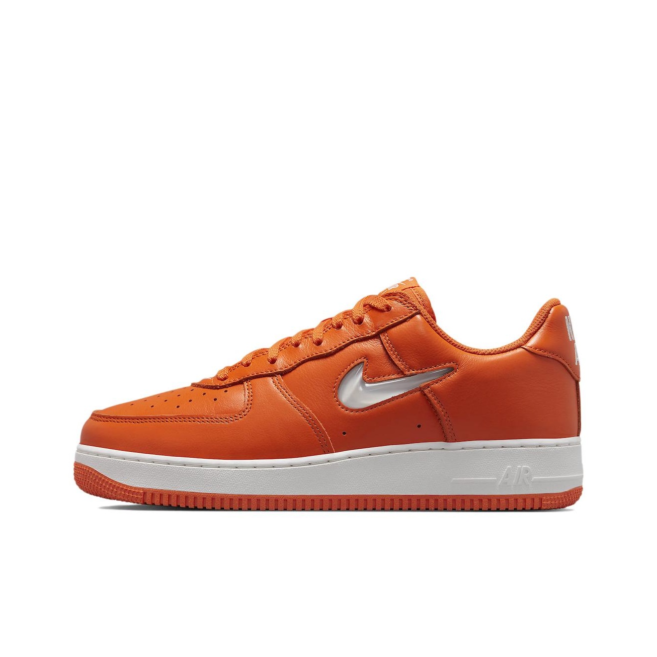 nike air force 1 orange check