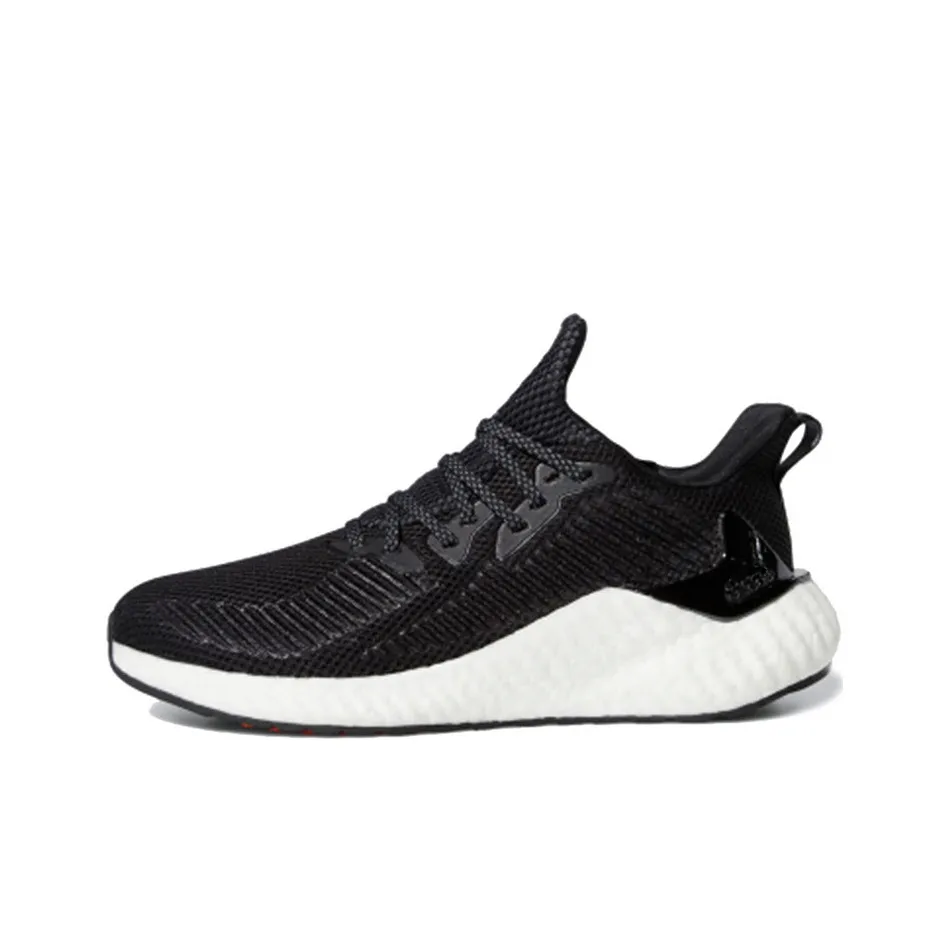 Adidas Alphaboost Running Shoes Unisex Low-Top Black