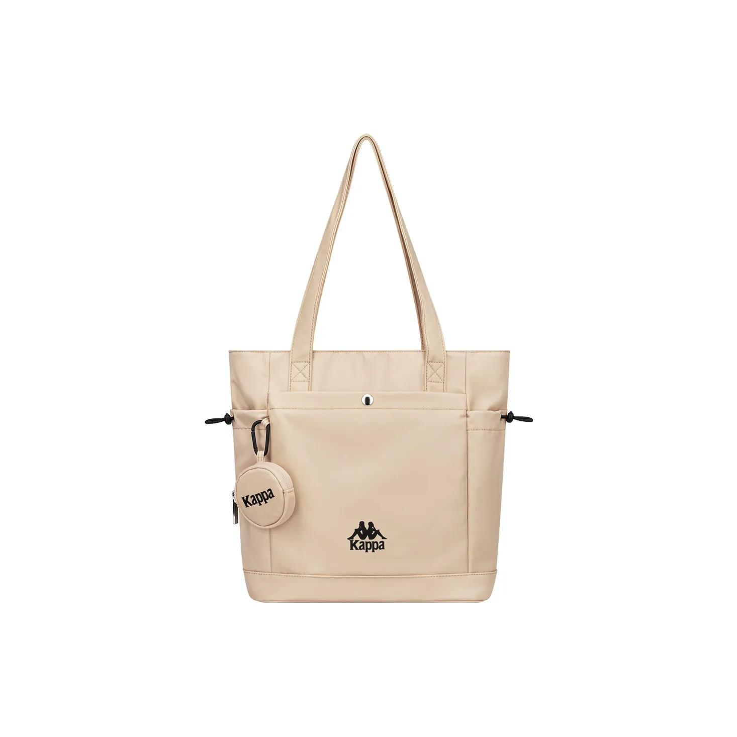Kappa Polyamide Large Capacity Tote Shoulder Bag, Commuter Bag, Handbag Unisex Versatile Coffee