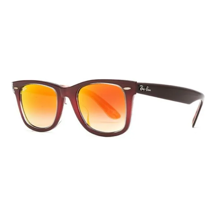 RayBan Plate Frame Aviator Sunglasses Unisex Orange