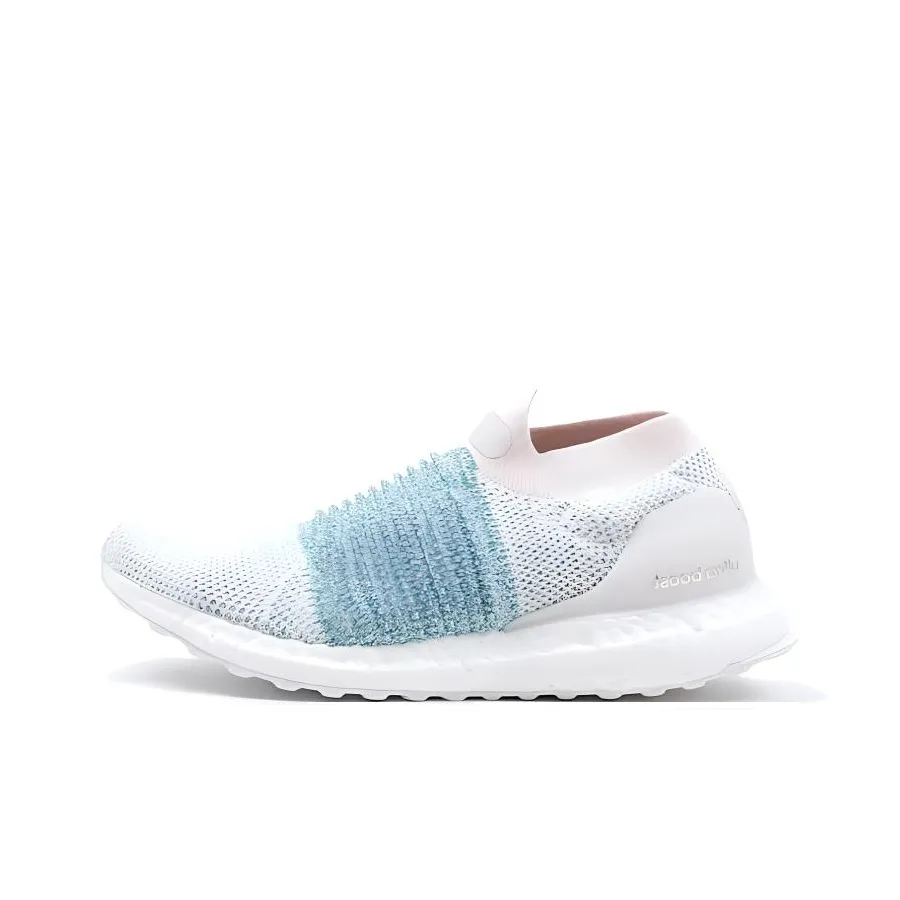 Adidas ULT Нескользящий Легкий MID Топ Марафон Беговые кроссовки Женские Haze Синий