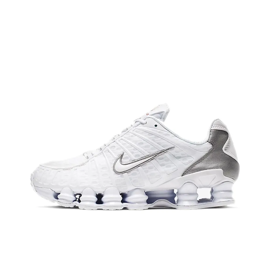 Nike Shox Tl White Metallic Silver