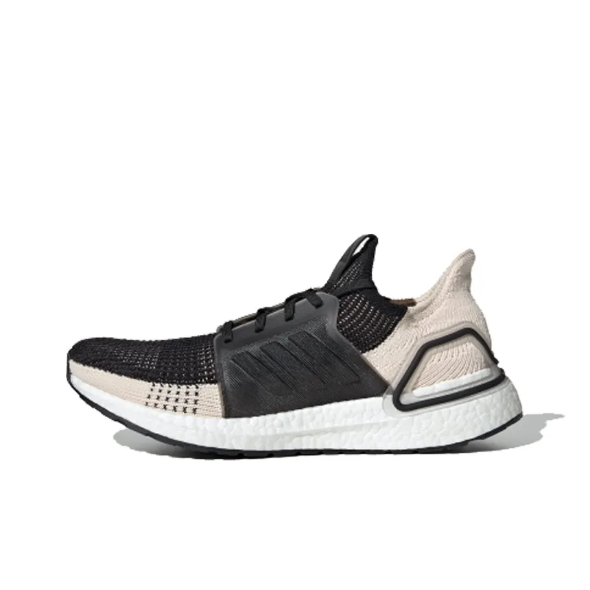 Adidas ULT Шокаблоки Slip-resistant Низкий Топ Беговые кроссовки Мужские Бежевый Черный