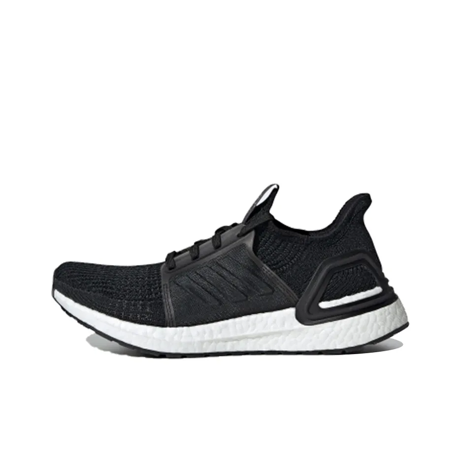 Adidas ULT Амортизация Дышащий Легкий Низкий Топ Повседневные Беговые Кроссовки Женские Черно-белые