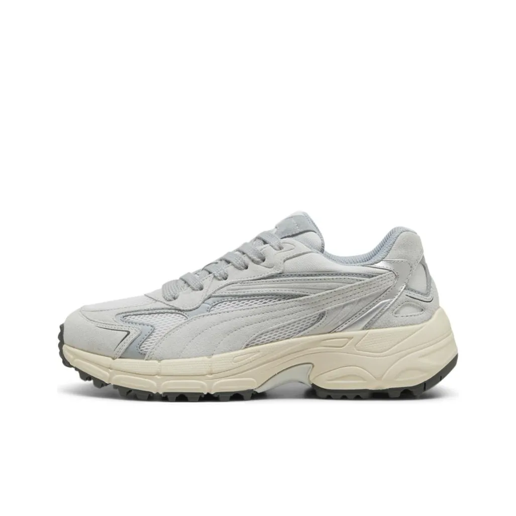 PUMA Low Top Golf Shoes Unisex Gray White