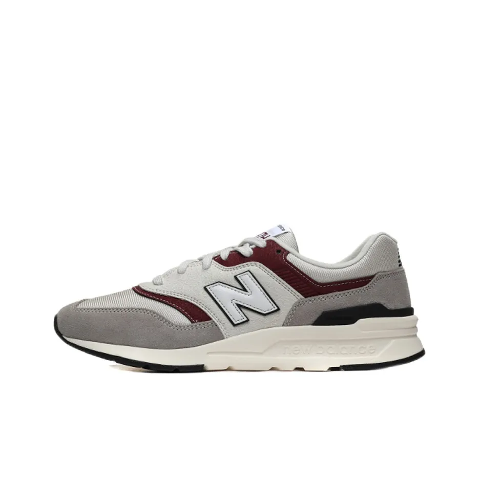 New Balance NB 997 Амортизация Баланс Низкий Топ Беговые кроссовки Мужские Красно-серый Classic Vintage