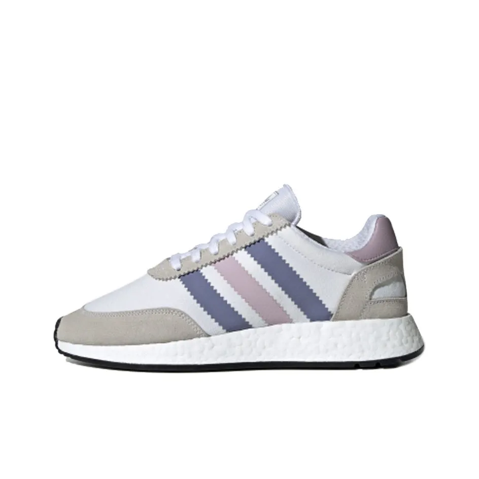 Adidas Originals I 5923 Shock Absorbers Slip-Resistant Abrasion-Resistant Low-Top Беговые кроссовки Женские Серый Белый