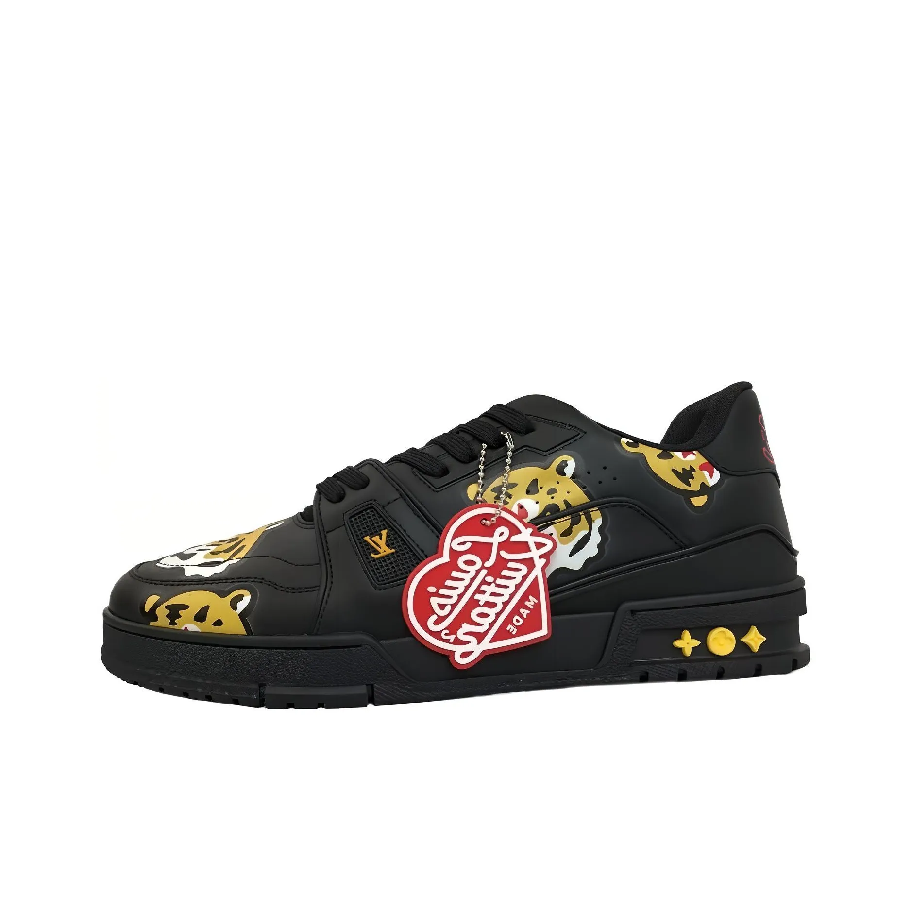 LOUIS VUITTON Lv Trainer Nigo Black Tiger Monogram