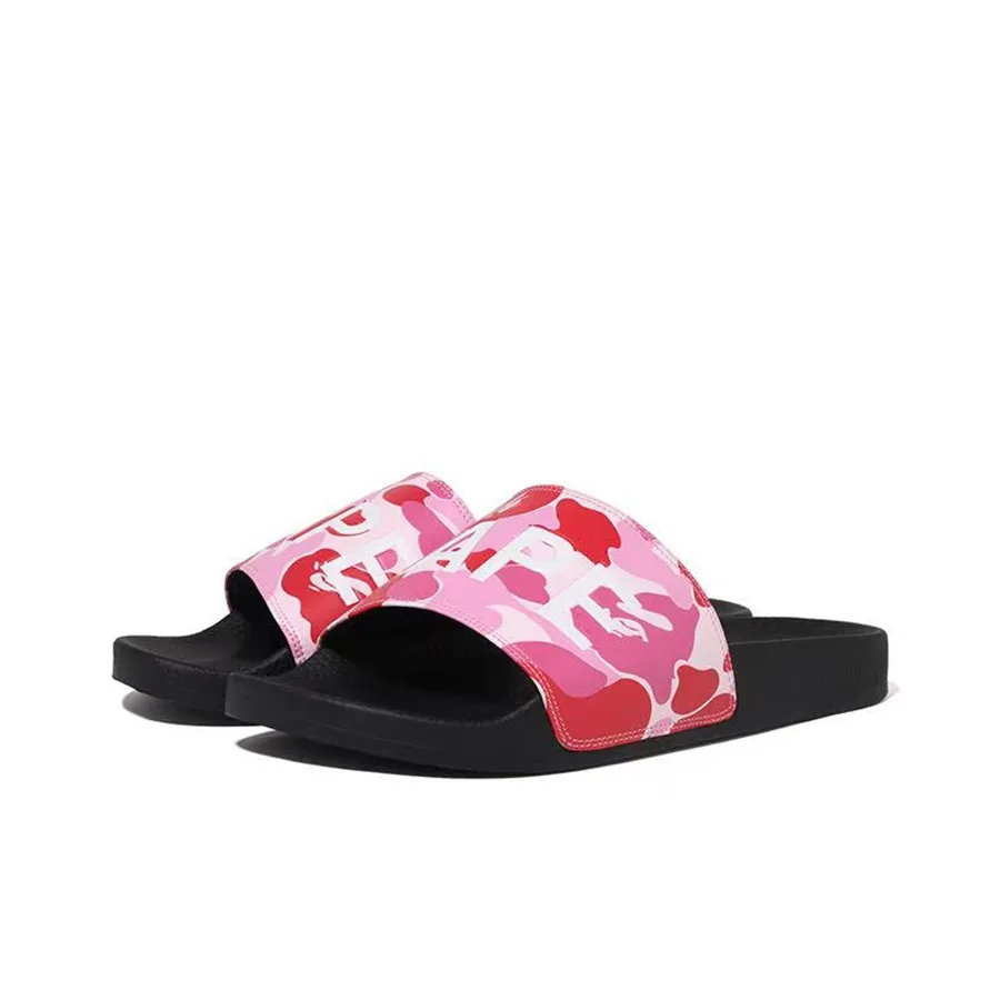 Bape A BATHING APE Abc Camo Slide Pink 2023