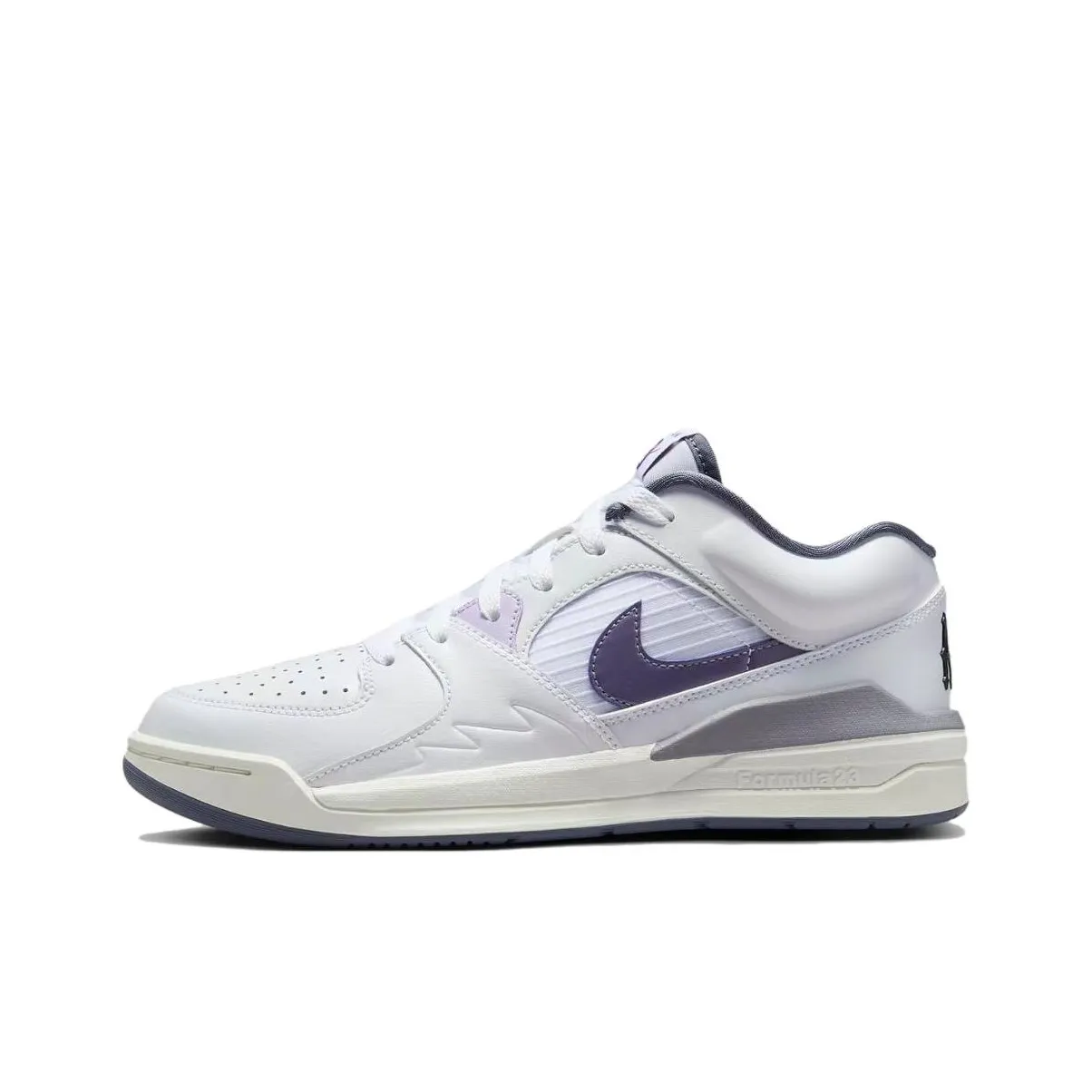 Джордан Stadium 90 Противоскользящий Устойчивый к истиранию Дышащий Легкий Низкий Топ Повседневный Женские Белый Фиолетовый