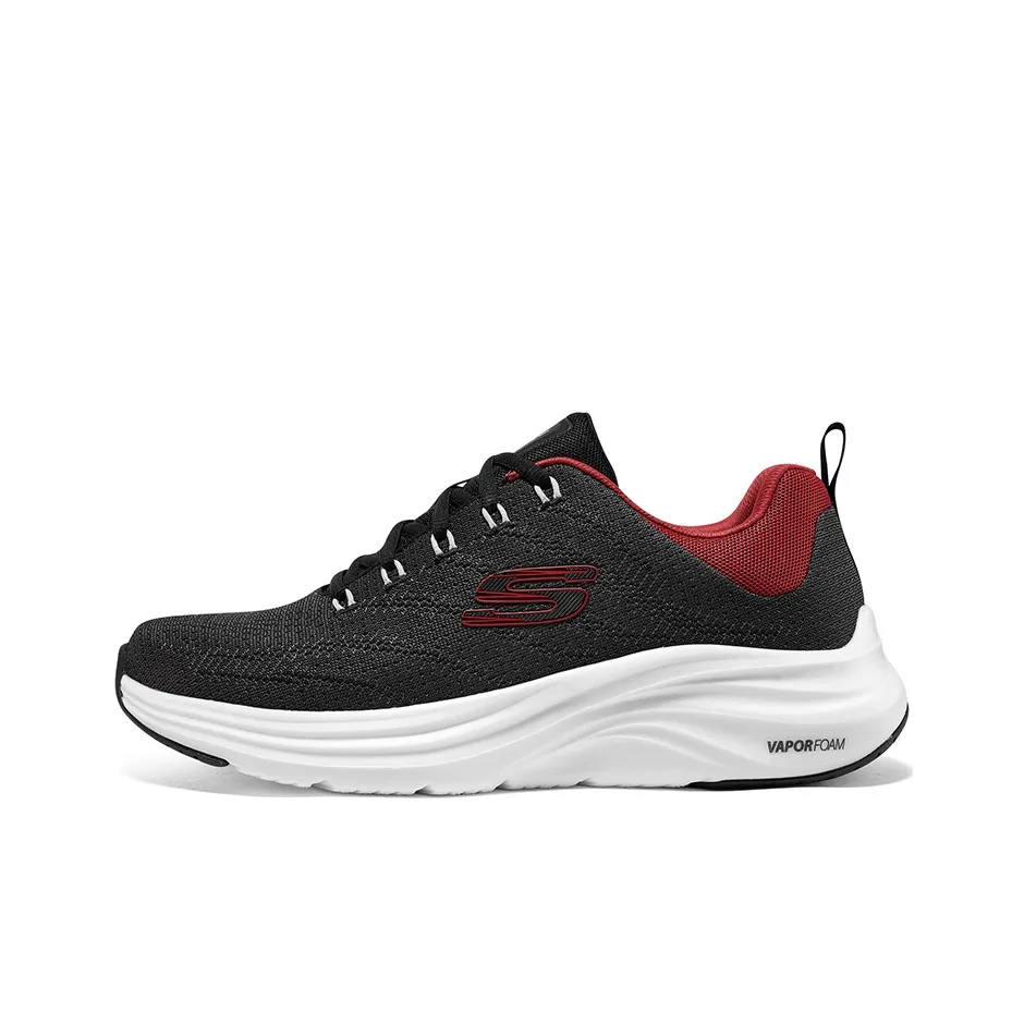 Skechers Vapor Foam Cloud Trail Low Top Casual Shoes Men's Black Red