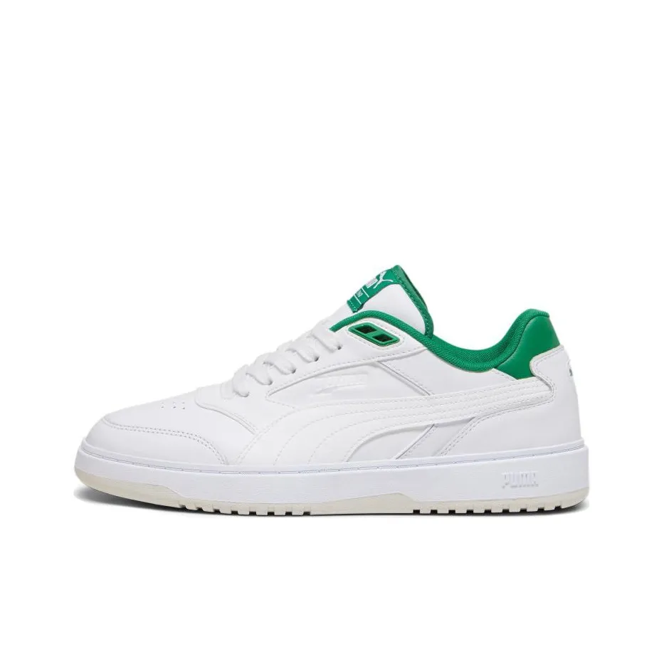 PUMA Doublecourt Low Топ Скейтборд Кроссовки Унисекс Белый Зеленый