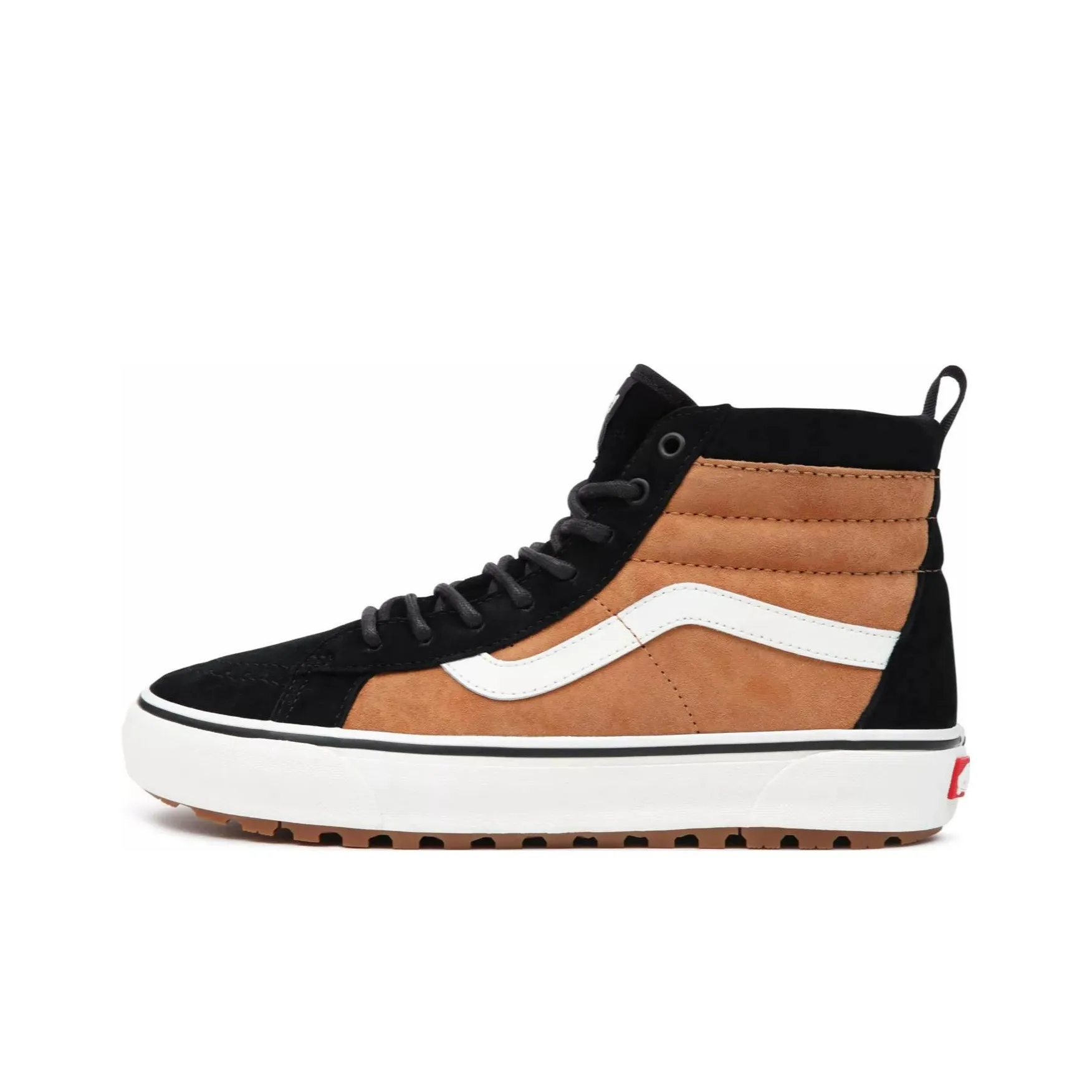 Vans SK8 Skateboard Shoes Unisex High Top Black/Brown