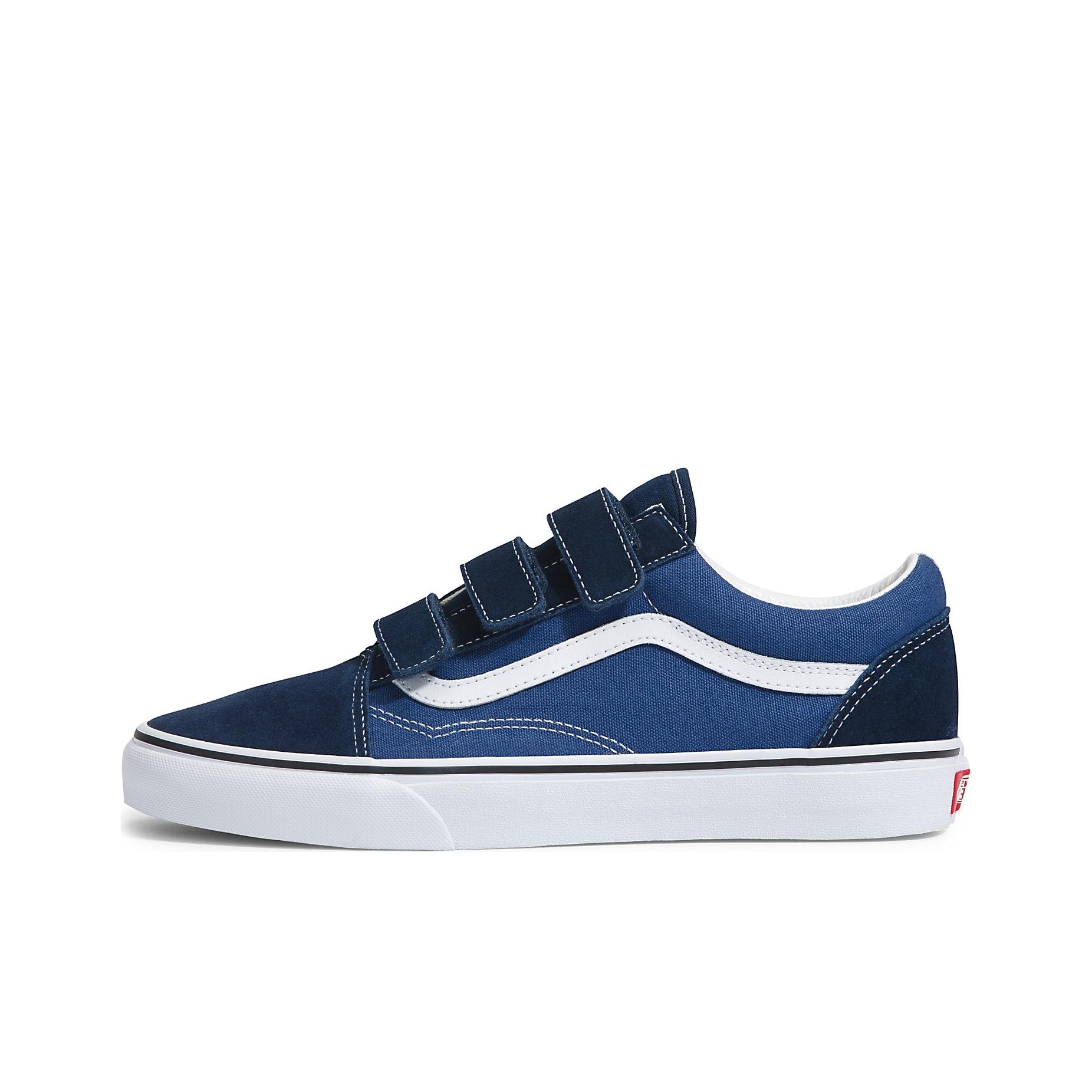 Navy blue and black old skool vans hotsell