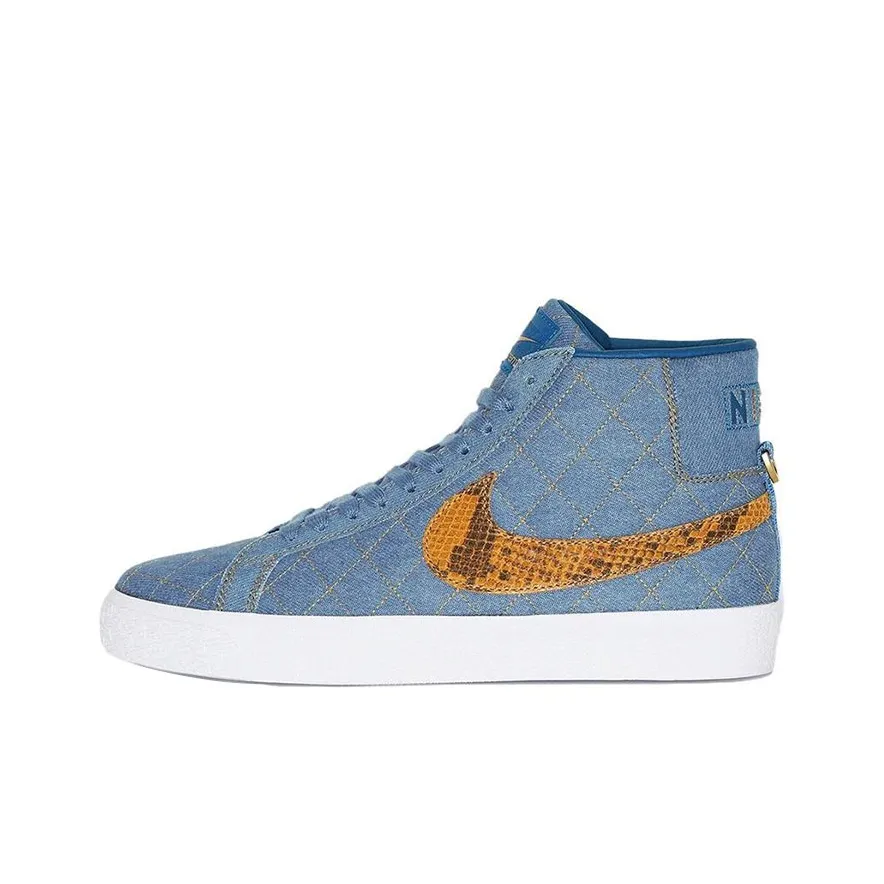 Nike Sb Blazer Mid Qs Supreme Denim