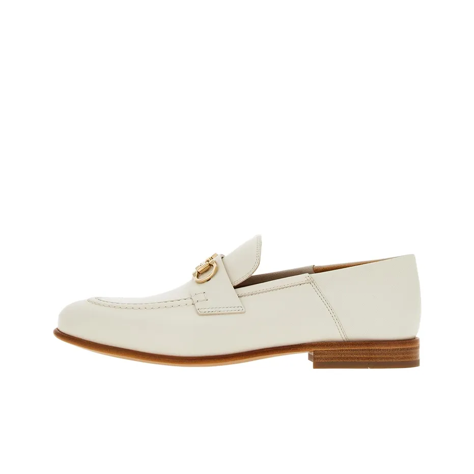 FERRAGAMO Gancini-ornament Leather Mocassins