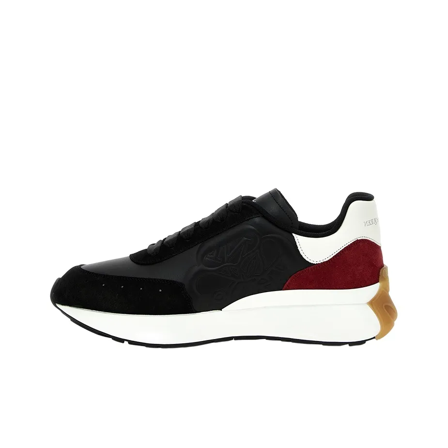 Alexander McQueen Sprint Runner Black White Red